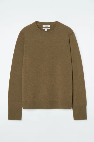 Cos Pure Cashmere Jumper In Beige