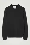 Cos Pure Cashmere Jumper In Black