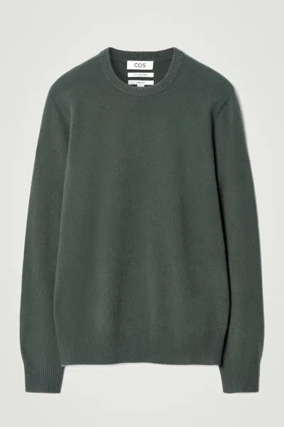 Cos Pure Cashmere Jumper In Green
