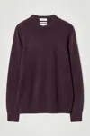 Cos Pure Cashmere Jumper In Red