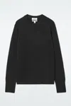 Cos Pure Cashmere Sweater In Black