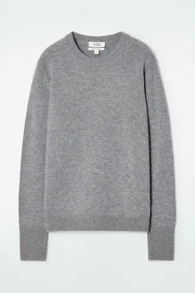 Cos Pure Cashmere Sweater In Grey