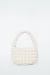 Cos Quilted Mini Bag In Beige