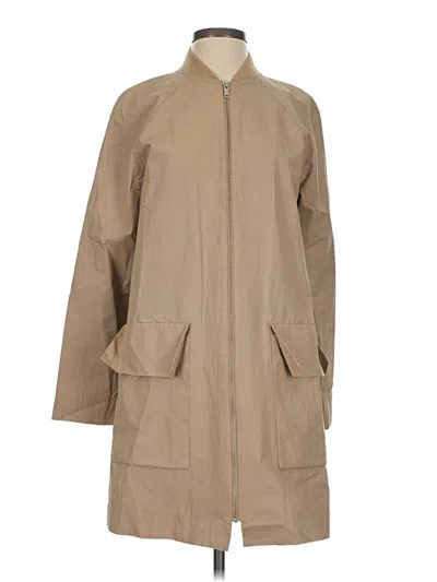 Pre-owned Cos Raincoat In Tan