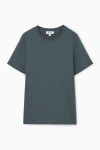 Cos Regular Fit T-shirt In Turquoise