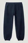 Cos Relaxed Contrast-trim Straight-leg Joggers In Blue