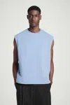 Cos Relaxed Cotton-crepe Vest