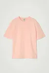 Cos Relaxed Cotton T-shirt In Orange