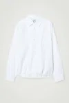 COS RELAXED DRAWSTRING COTTON SHIRT