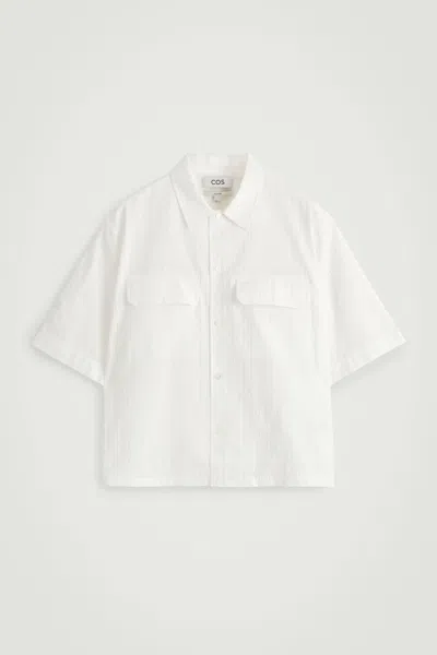 Cos Relaxed Flap-pocket Utility Shirt