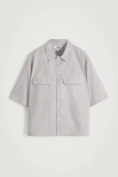 Cos Relaxed Flap-pocket Utility Shirt