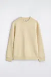 Cos Relaxed Scuba Sweatshirt In Yellow In Yellow