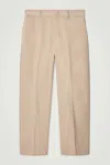 Cos Relaxed Tapered Chinos In Beige