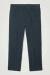 Cos Relaxed Tapered Chinos In Blue