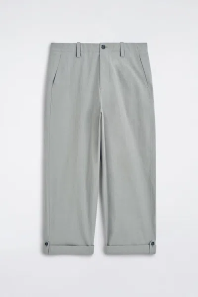 Cos Pantaloni A Gamba Dritta Con Risvolto In Gray