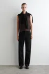 Cos Reprise Straight-leg Jeans In Black