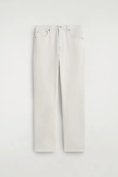 Cos Reprise Straight-leg Jeans In White