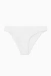 Cos Ribbed Bikini Briefs In White