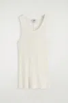 Cos Ribbed Silk Tank Top