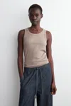 Cos Ribbed Tank Top