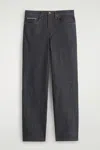 Cos Jean Rider Droit En Denim Selvedge Brut In Blue