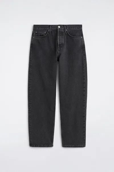 Cos Rider Relaxed-fit Straight-leg Jeans In Black