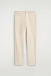 Cos Rider Straight-leg Jeans In Neutral