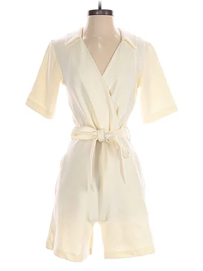 Pre-owned Cos Romper In Ivory