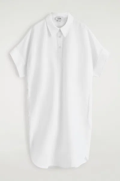 Cos Rounded Linen-cotton Shirt Dress