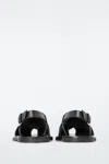 Cos Sandali Slingback In Pelle In Nero