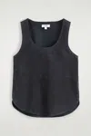Cos Scoop-neck Suede Tank Top