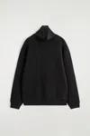 Cos Scuba Funnel-neck Sweatshirt In Black
