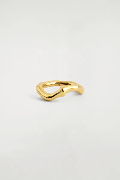 Cos Sculpted Ring In Gold