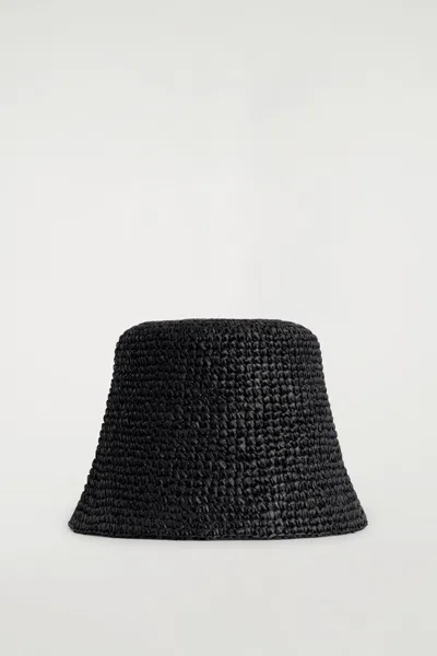 Cos Cappello Da Pescatore In Paglia In Black