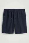 Cos Seersucker Drawstring Shorts