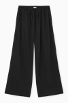 COS SEMI-SHEER DRAWSTRING PANTS