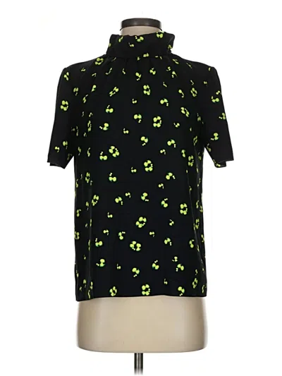 Pre-owned Cos Short Sleeve Blouse In Black