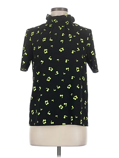 Pre-owned Cos Short Sleeve Blouse In Black