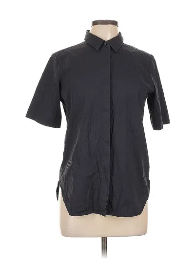 Pre-owned Cos Short Sleeve Blouse In Blue