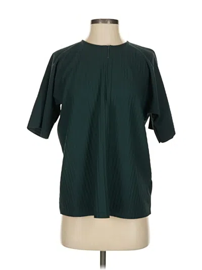 Pre-owned Cos Short Sleeve Blouse In Green