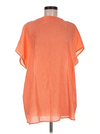 Pre-owned Cos Short Sleeve Blouse In Orange