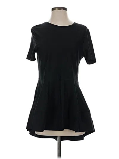 Pre-owned Cos Short Sleeve Top Black Tops