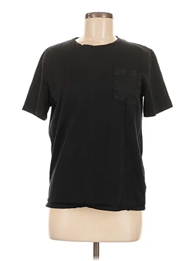 Pre-owned Cos Short Sleeve T-shirt In Black