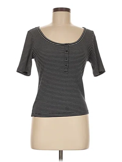 Pre-owned Cos Short Sleeve T-shirt In Black