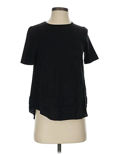 Pre-owned Cos Short Sleeve T-shirt In Black