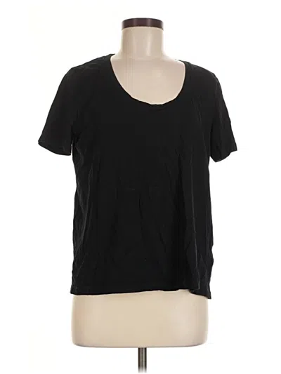 Pre-owned Cos Short Sleeve T-shirt In Black