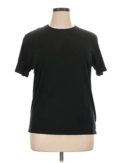 Pre-owned Cos Short Sleeve T-shirt In Black