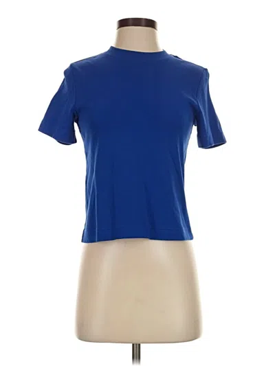 Pre-owned Cos Short Sleeve T-shirt In Blue
