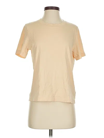 Pre-owned Cos Short Sleeve T-shirt In Brown