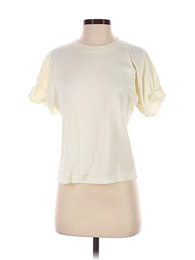 Pre-owned Cos Short Sleeve T-shirt In Ivory